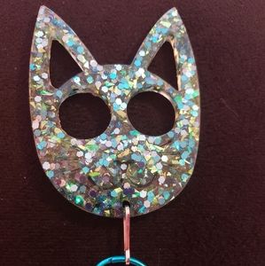 Blue & Green Self Defense Key Chain